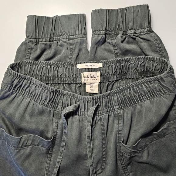Nicole Miller Olive Green Jogger Pants - Picture 7 of 14